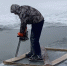 Лёд для новогоднего городка начали заготавливать на Кеноне - Город Чита