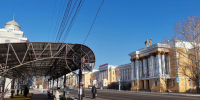 Остановки общественного транспорта вымоют в Чите ко Дню Победы - Забайкальский рабочий