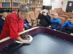 В Читинском доме-интернате прошел мастер-класс по настольному теннису для слабовидящих