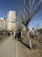 Работники комитета образования Читы присоединились к общегородскому субботнику